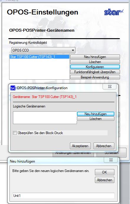 3 OPOS-Konfiguration NUR für die Kassensoftware PC-Festkasse 3.