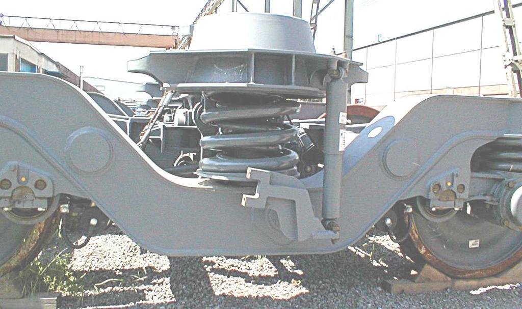 Stahlschraubenfeder als Sekundärfeder Konstruktion der Schienenfahrzeuge