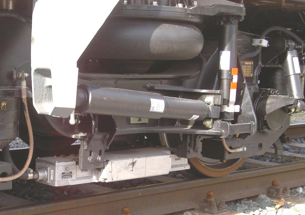 Sekundärfeder eines Dieseltriebwagens Konstruktion der Schienenfahrzeuge Konsole für
