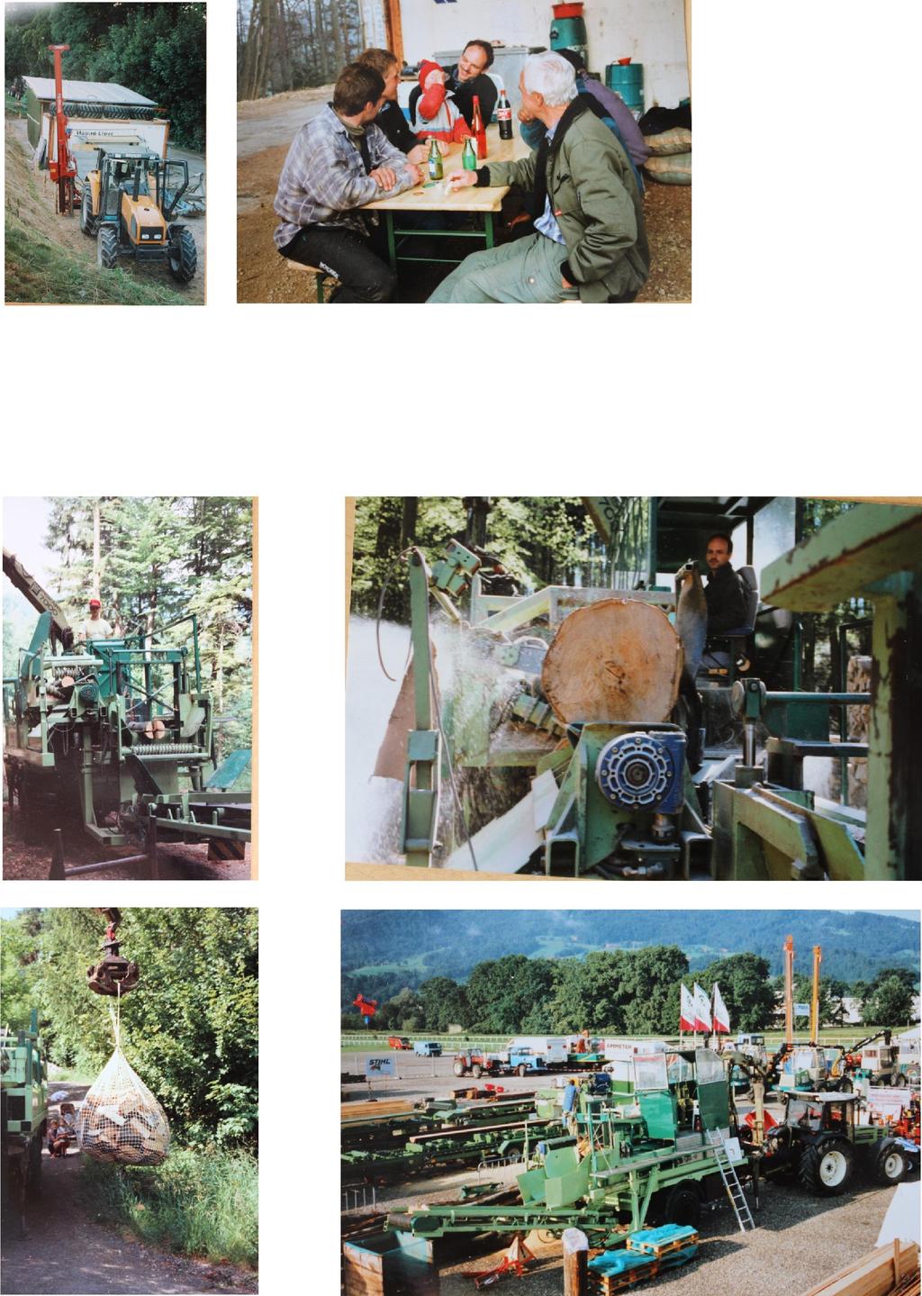 1993-2000 Ein Container mit Blachenverdeck diente als Werkstatt Was wurde
