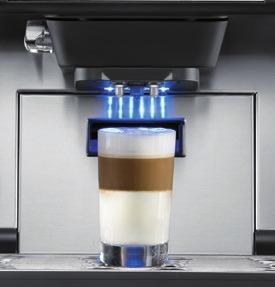 Die Qualität der Zutaten, wie Kaffeebohnen und frische Milch, sowie modernste Technologie sorgen für ein professionelles und