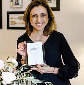 Dienstleister aus der österreichischen Hochzeitsbranche ausgezeichnet werden, wurde dieses Jahr zum zweiten Mal in Folge die Guntramsdorfer Unternehmerin Kamelia Wiesinger mit ihrer Firma blooments