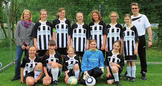 13 SW Marienfeld Neue Fußballmädchen-Mannschaft sucht noch Verstärkung o. v. l.
