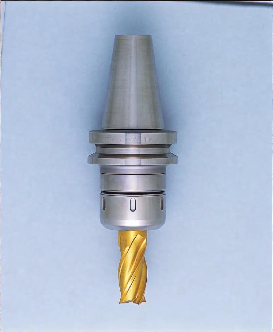Thus cutting tools for diverse applications can be clamped with just one milling chuck.