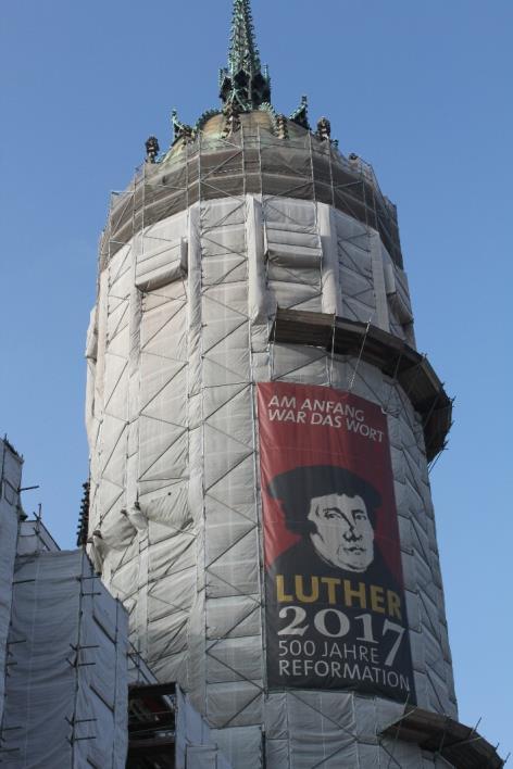 Die informative Stadtführung, in der wir auch das Luther-Denkmal, das eigentlich in Eisleben stehen sollte, sahen, wurde abgerundet durch die Besichtigung des Hauses von Martin Luther, das er mit
