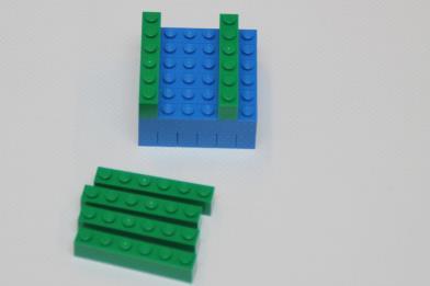 1x6 LEGO Steine, zwei