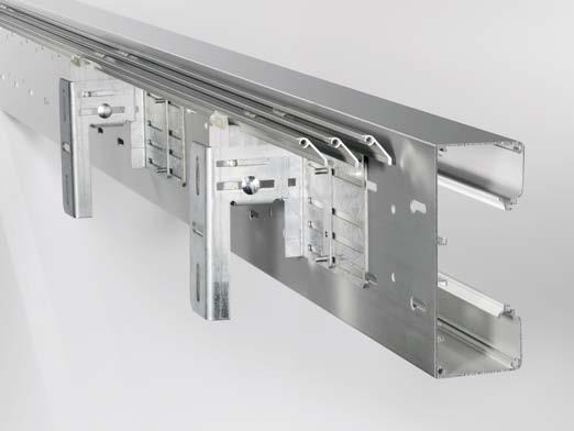 Anbausystem SIGNO --Lüftungsprofile aus Aluminium zur horizontalen und vertikalen Verkleidung von Brüstungskanälen (RAU-PVC, Stahlblech und Aluminium).