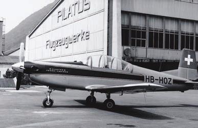 1973 Der 1000. von Pilatus revidierte Venom verlässt die Revisionshalle. Verkauf des Projektes «Waschanlage für Linienflugzeuge» an SIG (Schweizerische Industrie-Gesellschaft).