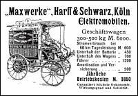 E-Mobilität in Köln hat Tradition Heinrich Scheele Kraftfahrzeugfabrik (1898 1930) E-Feuerwehr-, Krankenfahrzeuge, Nutzfahrzeuge von 1,5 bis 3 t Nutzlast Allgemeine Betriebsaktiengesellschaft f.