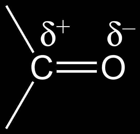 5 Grundlagen der nucleophilen Addi:on (A N ) Durch die nega:ve Par:alladung kann der Carbonyl- Sauerstoff grundsätzlich mit Ka:onen wie H + (Brønsted- Säure) oder posi:v polarisierten Partnern in