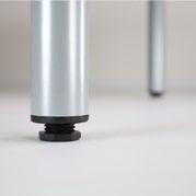 Quadrat-/Rechteck-/Trapeztische Tisch-Modell-Rundrohr fest verschweißt mit Zarge 40 x 20 mm