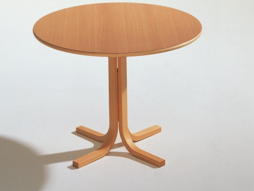 Seminarraum- Schichtholz- Tische Zwei Tischplatten-Qualitäten stehen zur Wahl: 1.) Schichtstoff mit Buche Massivholzeinleimer (Dekor Buche) 2.