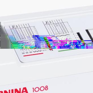 Mit 17 Stichen zum Näherfolg Die BERNINA 1008 bietet 17 unterschiedliche Stiche, zu denen auch ein Knopflochstich und zwei Zierstiche zählen.