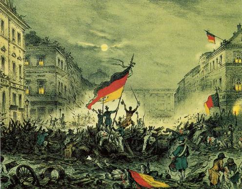 1848/49: Deutsche Frage Die Revolution wird zwar vom preußischen Heer niedergeschlagen, die Reichsverfassung von den deutschen Fürsten