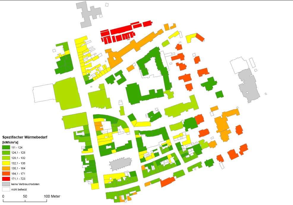 Energieeffizienz im historischen Stadtquartier Quartier am Botanischen Garten Wesentliche Projektergebnisse Energetischer Erneuerungsbedarf