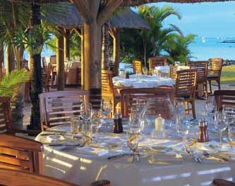 Direkt am Meer und mit grandiosem Ausblick liegt das à la Carte Restaurant Blue Marlin.