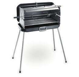 DOMETIC INFRAROT GASGRILLS DOMETIC CLASSIC 2 Tragekoffergrill Edelstahlbrenner inkl. Drehspiess (ohne Motor) exkl.
