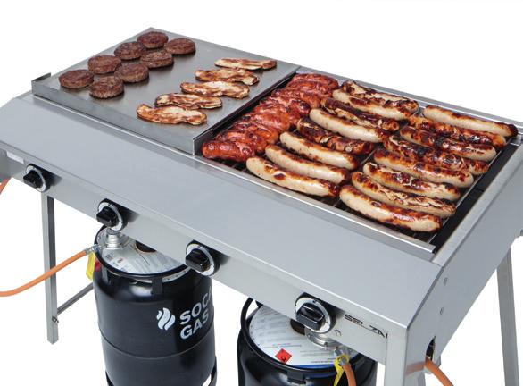 SELZAM PROFI GASGRILLS QUALITÄT UND LEISTUNG KOMBINIERT: SELZAM PROFI GASGRILL Der Propangas-Hochleistungsgrill für Metzgereien, Festwirtschaften, Restaurants, etc.