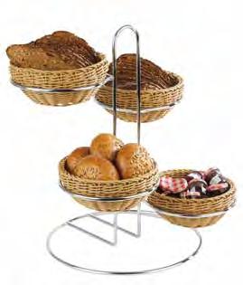 2-tier, for 2 rectangular baskets, can be folded, place saving, delivery without