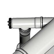 Je nach Dimensionierung wird die kaskadierte Abgasleitung im Abschnitt Sammelrohr im Über oder Unterdruck betrieben.
