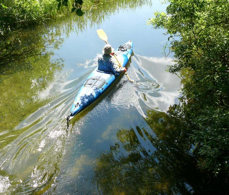 Die Anlage von Einsatzstellen für Paddelboote an stark frequentierten Bereichen lenkt die Kanuten und hilft, empfindliche Uferbereiche zu schützen.