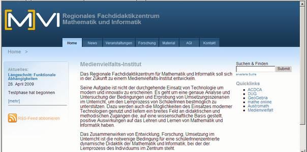 Medienvielfalt im Mathematikunterricht Internationales Projekt Technologiegestützte Lernpfad-Entwicklung zum Längsschnitt Funktionale Abhängigkeiten Evaluation 0.