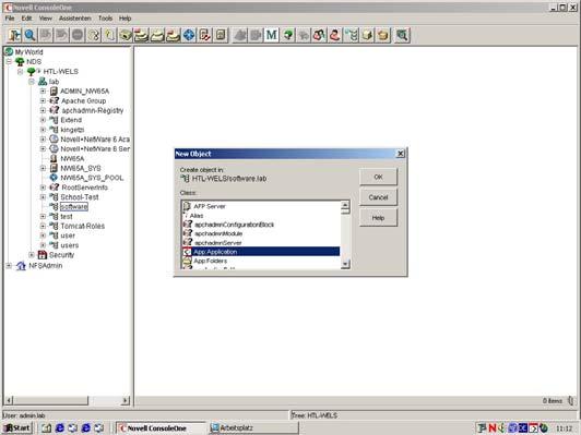 NWTK Übung Nr: 9 Seite 1 Netware LAB 4 Softwareverteilung mit ZEN 1) Starten von einfachen *.