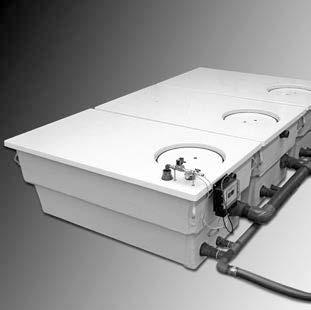 Überlaufsammelbehälter Überlaufsammelbehälter Aus warmwasserfestem Polyesterharz mit 30 mm PU-Schaum