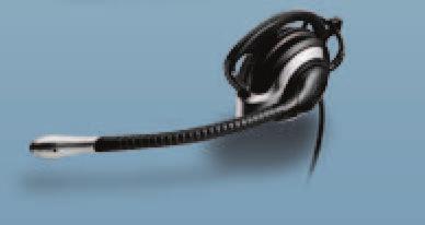 KABELGEBUNDEN CC 550 Binaurales Komfort-Headset mit UNC-Mikrofon Ultra Noise Cancelling-Mikrofon extra große Ohrpolster ideal bei lauter Umgebung Mikrofon rechts oder links tragbar (Mikrofonarm um