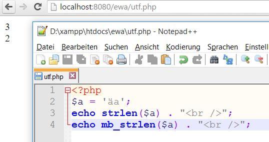 3.3.2 PHP Entwicklung Strings