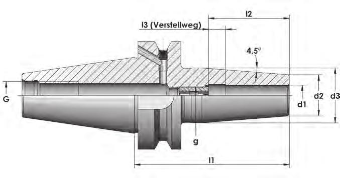 MAS BT F AD B MAS-BT30-AD / MAS-BT40 + BT50 AD+B shrink chuck InduTerm MAS BT Form AD+B InduTerm MAS BT forme AD+B Verwendung: Zum Spannen von HM- und HSS- Werkzeugschäften ø 6 - ø 32 mit h6 Toleranz