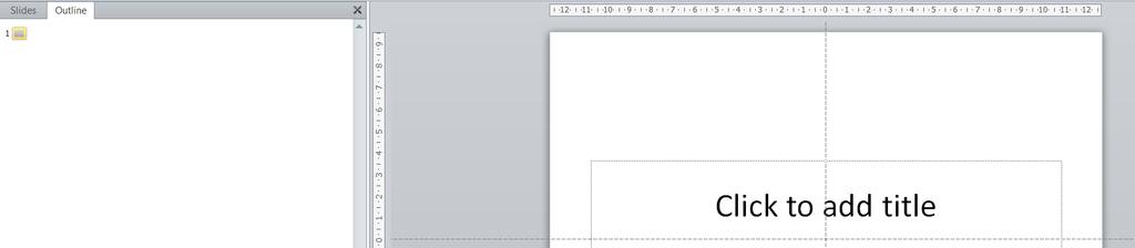 Creating a presentation in the outline-view Page 3 3 Creating a presentation in the outline-view In the outline view you can structure your