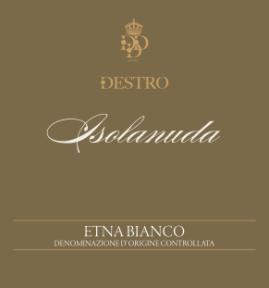 Ein runder Wein, mit gut definierten Mittelmeergerüchen, schwer und mit einem langen und verweilenden Ende. Isolanuda DOC -Destro Sicilia Carricante und Catarratto.