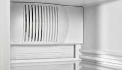 Funktionalität im Fokus 1 Der Kühlraum besitzt eine separate Tür für effiziente und ökonomische Kühlung.