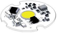 LED-Module ReadyLine COB Technische Merkmale LED-Einbaumodul für Leuchten Netzspannung: 120 V AC Leistungsfaktor: > 0,95 Gesamtklirrfaktor: < 20 % Abmessungen (ØxH): Ø 38 x 4,7 mm