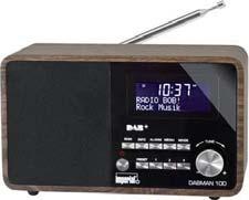 DB+ Radio DBMN 100 DB+, RDS UKW Radio, 4-zeiliges Dot-Matrix Display (128x64), UX In nschluss zur Musikwiedergabe von z.b. MP3 Playern u.ä.