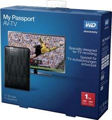 Festplatten MyPassport V-TV 1TB Preis auf nfrage, Tagespreise! Externe Festplatte WESTERN DIGITL, 1 TB, USB 3.