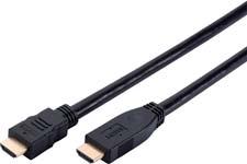HDMI-Stecker, 2160 (4x2K), 24 Karat vergoldete Kontakte, udio-rückkanal (RC), mit Ferritkernen an beiden Enden, ußenmantel mit Nylongeflecht, hochflexible OFC-Leitung, Verpackung: Polybeutel mit