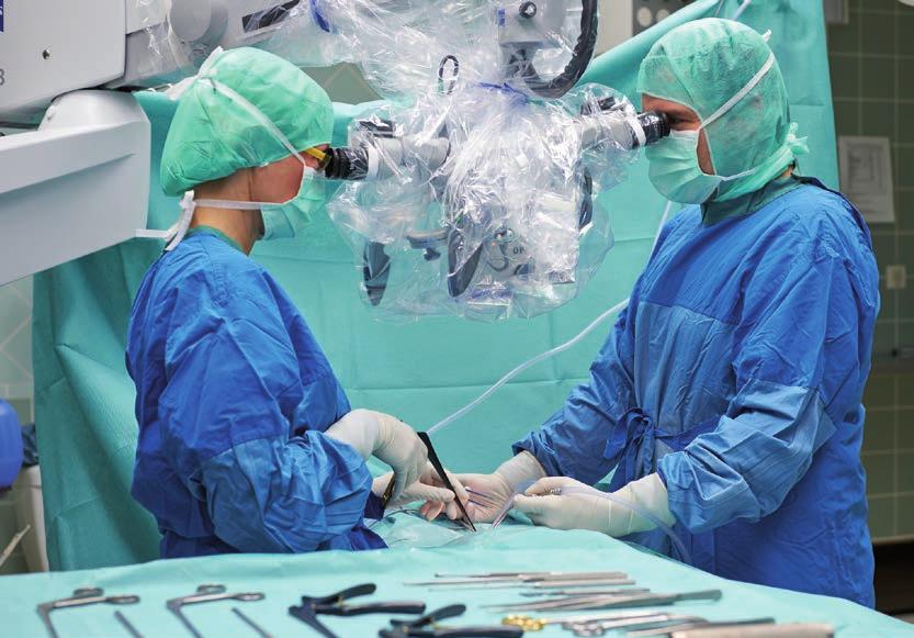 Hilfe für Bandscheiben und Wirbelkanal Mikrochirurgische Bandscheiben-Operation Die Bandscheiben sind puffernde Strukturen zwischen den einzelnen Wirbeln.