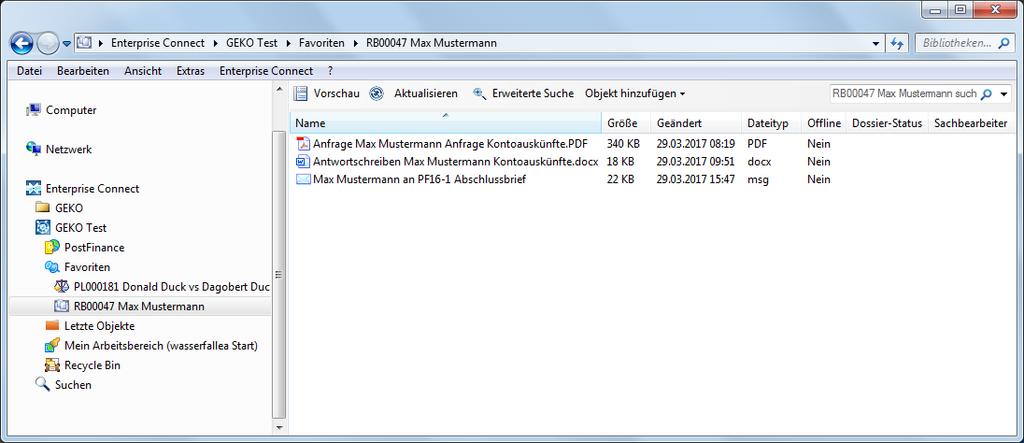 25 Nahtlose Integration in Windows Explorer Dossierstruktur Navigation Favoriten Dokumentvorschau