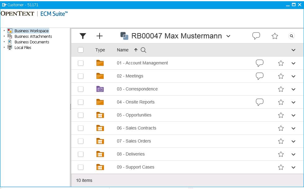 Verwaltungsmöglichkeiten aus SAP