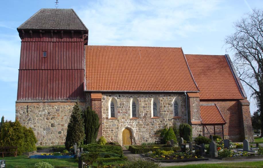 Die Dorfkirche Zahrensdorf aus dem 13.