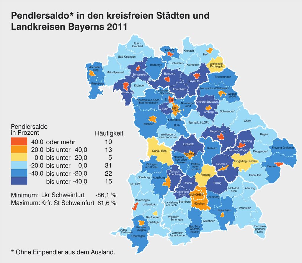 Nachrichten 297 Auch zum Thema Gebäude und Wohnungen präsentierte das Landesamt endgültige Zahlen: Die Zahl der Wohngebäude in Bayern lag zum Stichtag bei 2 892 035, die Zahl der Wohnungen bei 5 986