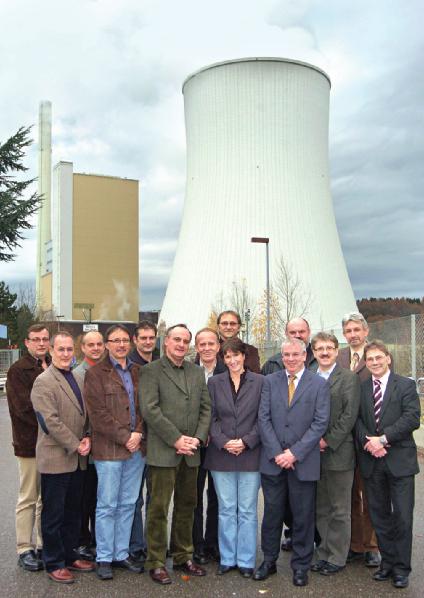 Das Foto entstand anlässlich der zwölften Qualitäts-Zirkel-Sitzung am 24. November 2006 im Infocenter im Kraftwerk Bexbach.