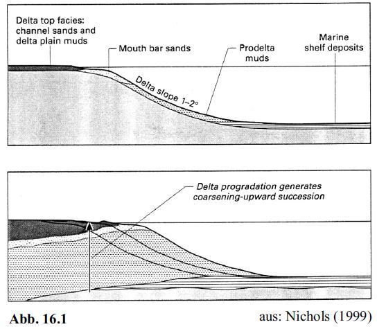 Sedi 8: Deltas und Ästuare Delta-Typen Ablagerungsprozesse und Faziesassoziationen Ästuare Fluviatile Bodenfracht >> Mündungsbarre Fluviatile Schwebfracht >> marin: Oberflächenströmung, Tonpartikel
