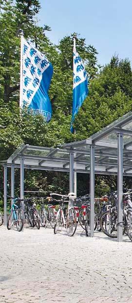 de/pegasus Fahrradüberdachung PEGASUS, ein- und doppelseitig Mehrpreis für Feldanzahl 3 4 6 feuerverzinkt Zwischen- bzw.