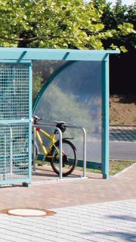 Seitenwände Acrylglas glashell, Dacheindeckung Acrylglas glashell Fahrradüberdachung VENERA Komplettangebot 149 518 ÜF 2.851,00 Preis ohne Zubehör (Fahrradständer), zuzüglich Fracht & Montage.
