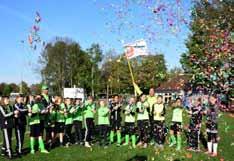 Der in Zusammenarbeit mit dem DFB veranstaltete Tag des Mädchenfußball im Juni war ein großer Erfolg. Die Mannschaft ist inzwischen auf 24 Mädchen der Jahrgänge 2006-2008 angewachsen.