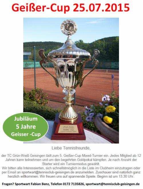 Erfolgreicher Start der Hobby-Runde Bei bestem Tenniswetter und reger Beteiligung findet regelmäßig dienstags die Hobby-Runde des TC GW Geisingen statt.