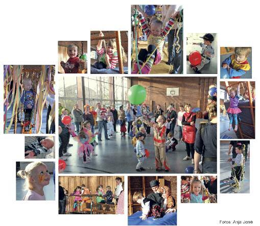 Faschings-Turnstunde am 24. Februar der Eltern- Kindgruppen in der Schierenberghalle Alle waren sie gekommen!